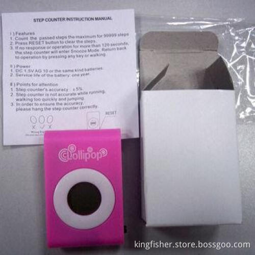 Pedometer counting